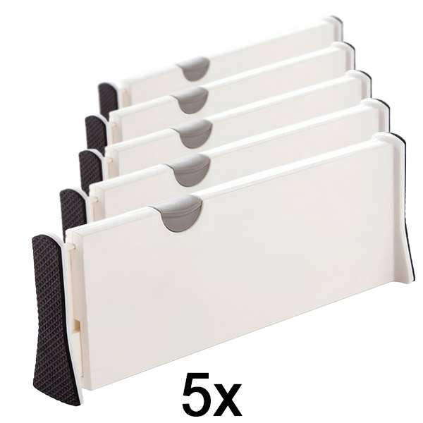 5x Reguliuojamos stalčių arba lentynų pertvaros | DIVISERINO