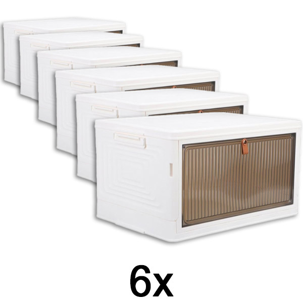6x Sandėliavimo dėžė su dangčiu | ORGABOX