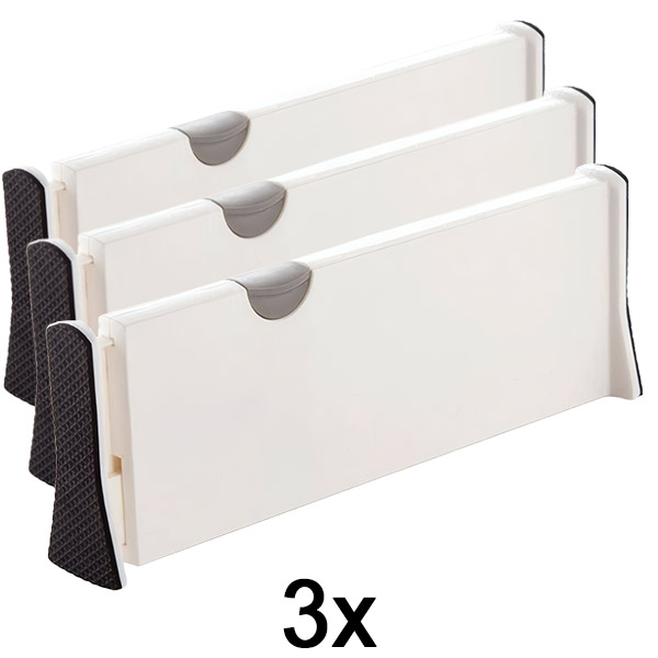 3x Reguliuojamos stalčių arba lentynų pertvaros | DIVISERINO