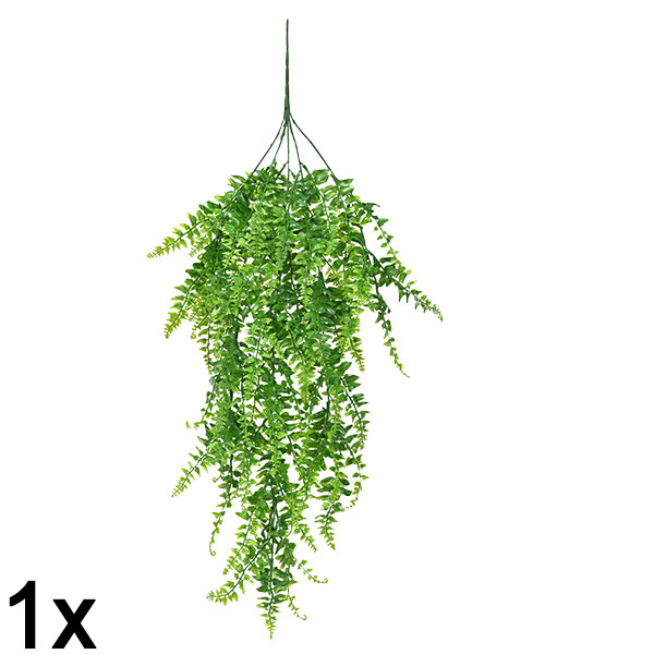1x Dirbtinė kabanti papartis (80 cm) | FERNY