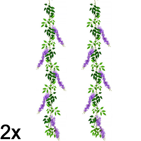 2x Visterijos gėlės imitacija | WISBLOOM
