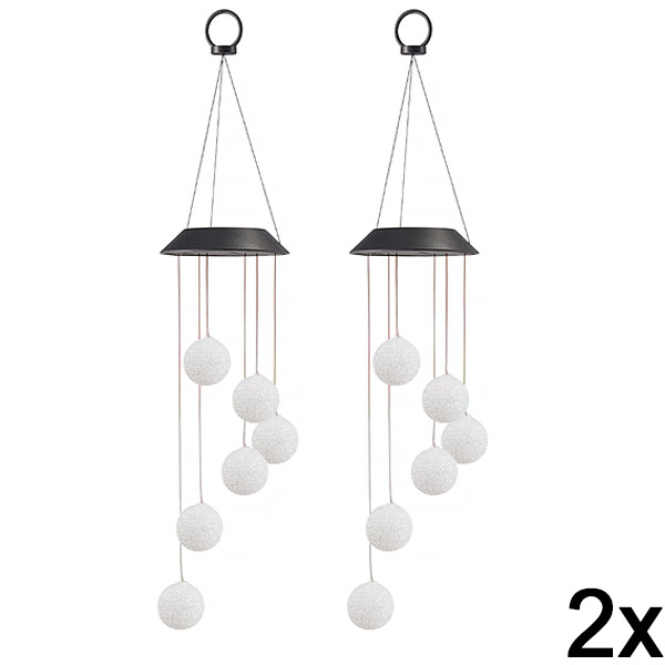 2x Saulės šviesos diodų pakabinamas šviestuvas | AURAWIND